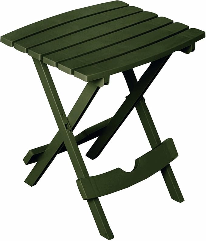 Adams Manufacturing 8500-60-3700 Plastic Quik-Fold® Side Table, Earth Brown by Adams
