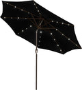 Blissun 9 ft Solar Umbrella, 32 LED Lighted Patio Umbrella, Table Market by Blissun