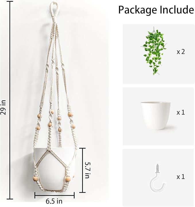 Comtelek Fake Hanging Plants Artificial Plants - Image 2