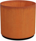 PLANTERCRAFT Corten Steel Metal Planter Box, Round Sizes, Modern Garden Steel by Plantercraft