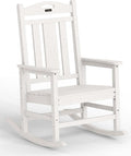 Ciokea Oversized Outdoor Rocking Chair, 380lbs Heavy-Duty Large Patio Rocker by CIOKEA