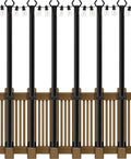 AILBTON 6 Pack 5Ft String Light Poles, Light Poles by AILBTON