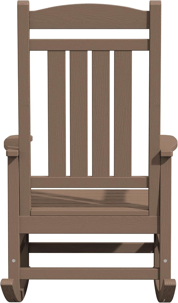 KINGYES HDPE Rocking Chairs Outdoor, Patio Rocking Chairs - Image 11