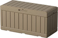 Greesum 82 Gallon Resin Deck Box All Weather Large Outdoor Storage by BuynowfromGreesum