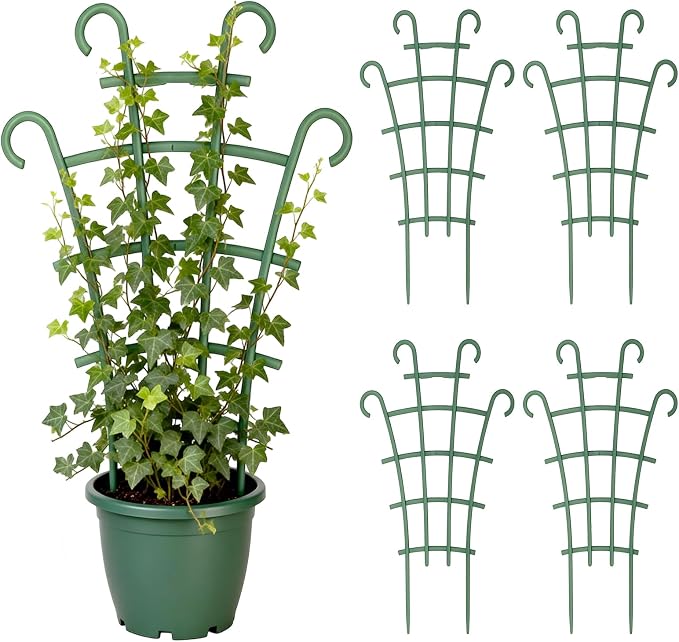 Plant Support Stakes, Stackable Plant Trellis by Unknown