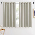 NICETOWN Short Cafe Curtain 54 inch Length, Window Treatment Thermal Insulated by NICETOWN