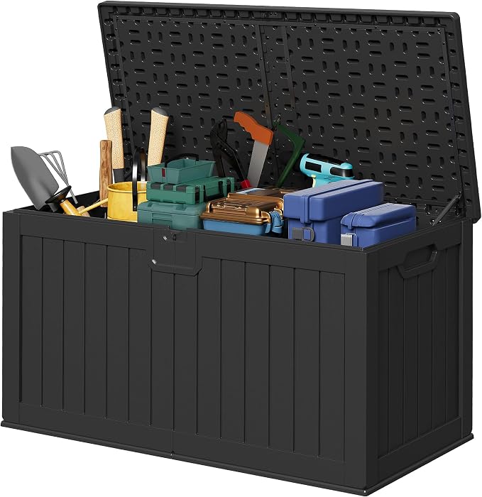 Devoko 240 Gallon Double-Wall Deck Box by DEVOKO