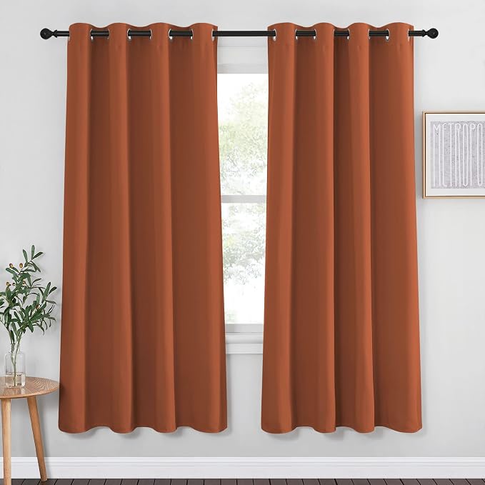 NICETOWN Blackout Bedroom Curtain 72 inches Long by NICETOWN