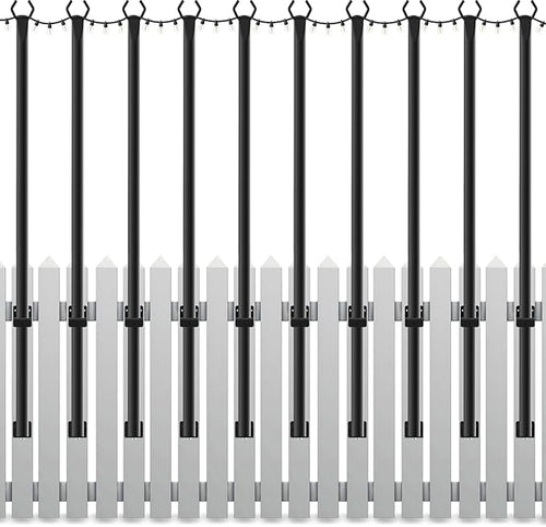 10 Pack String Light Poles, 5Ft Light Poles by Mutovlin