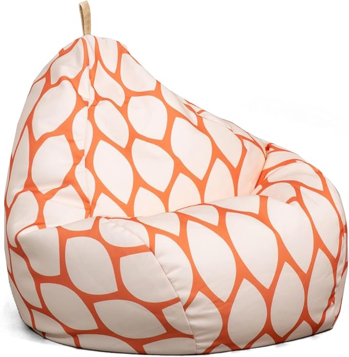 Big Joe Tuffet Weatherproof Bean Bag Chair, Paprika Bella Sunmax, Durable by BigJoe