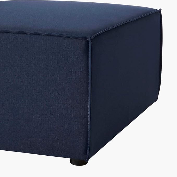 Modway EEI-4209-NAV Saybrook Patio Armless Chair in Navy Blue - Image 7
