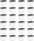Sterilite 24-Pack ShelfTote, 50 Quart, and Office by Sterilite