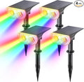 Linkind Solar Lights Outdoor Waterproof IP65, StarRay RGB Solar Spot Lights by Linkind