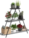 Plant Stand for Patio, 3-Tier Metal Plant Shelf–Indoor/Outdoor Display Rack for by Furshus