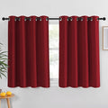 NICETOWN Burgundy Blackout Curtain Grommet by NICETOWN