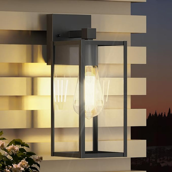 WIHTU 13in Outdoor Light Fixture Wall Mount, LED Exterior Lighting fixtures by WIHTU