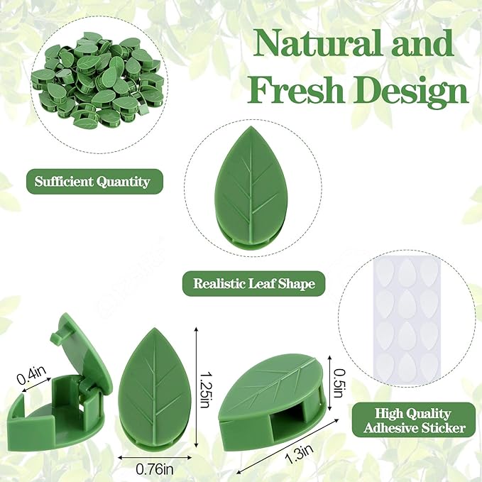 Geiserailie 60 Pieces Plant Climbing Wall Fixture Clips - Image 2