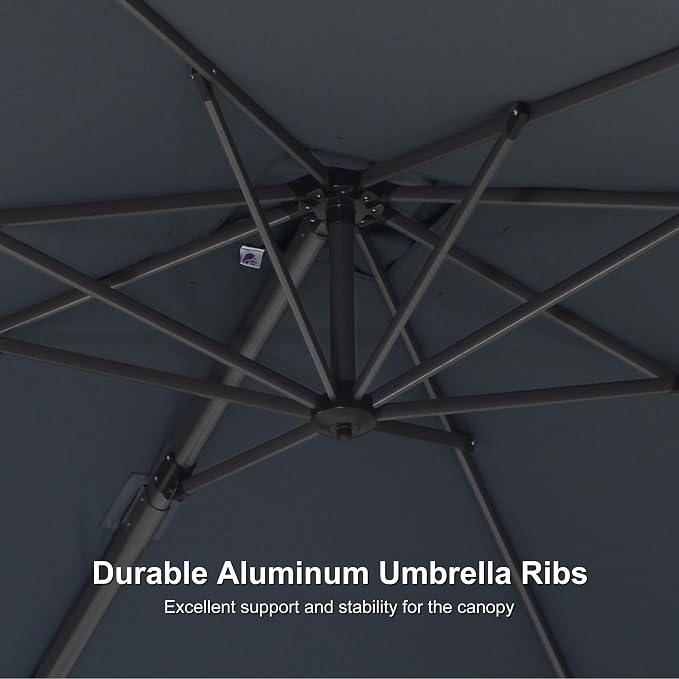 PURPLE LEAF 8' X 8' Patio Umbrella - Image 7