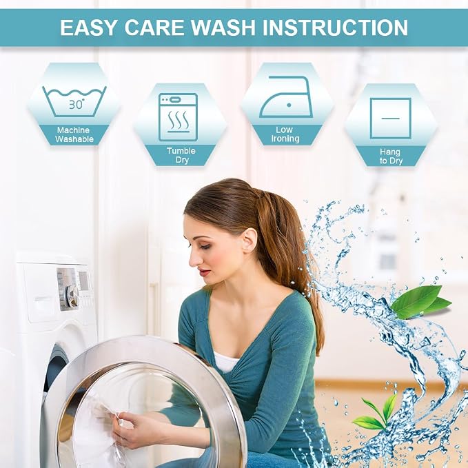 RYB HOME Outdoor Curtains for Patio Waterproof Block Sunlight Thermal Insulated - Image 9