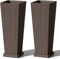 Greesum Set of 2 Tall Plastic Planters by BuynowfromGreesum