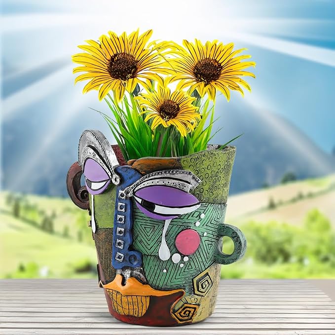 Picasso Brutalist Abstract Face Planter - Image 5
