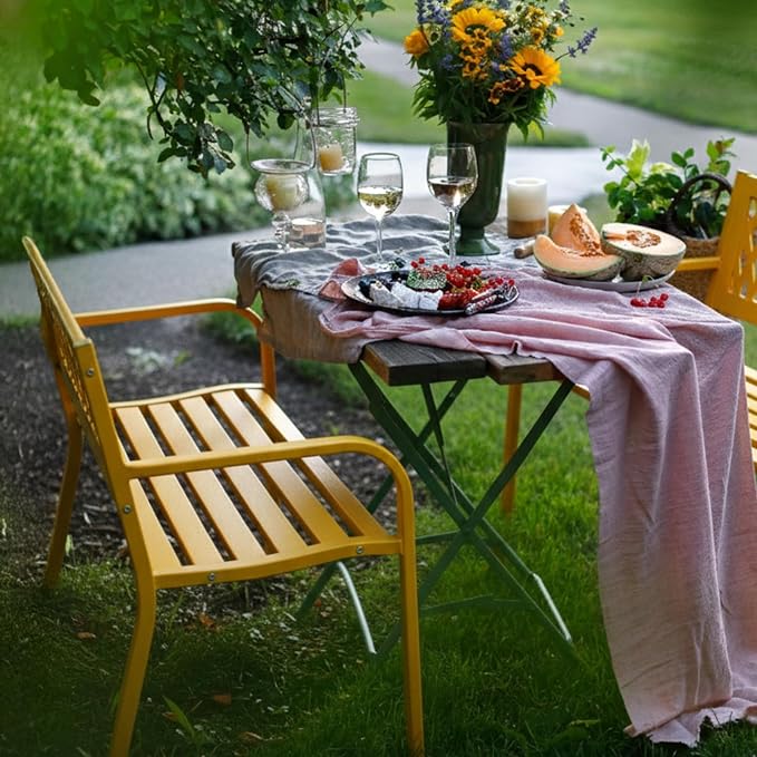 Outvita Outdoor Bench, Patio Bench - Image 4