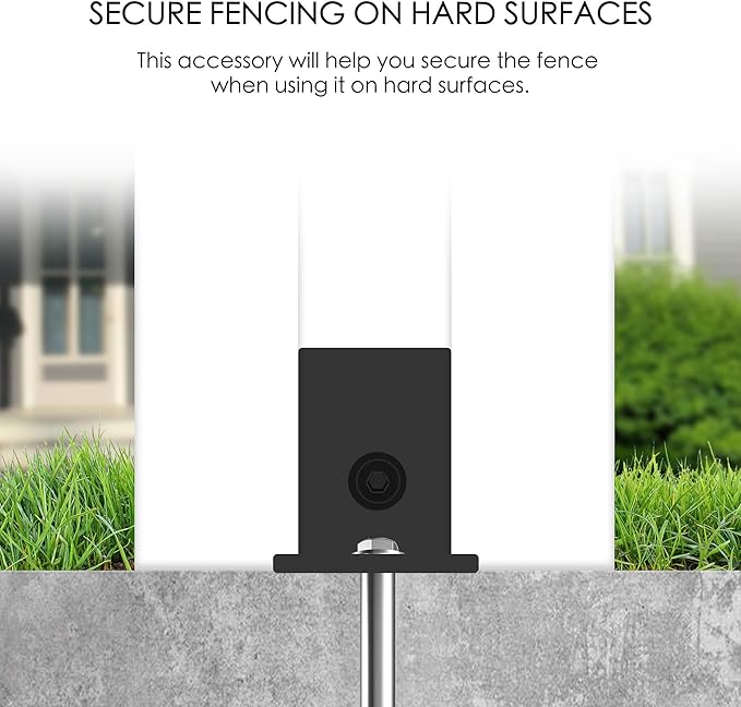 Kozyard Ground Mounting Kit for 2-Panel Privacy Screens – Perfect for Securing - Image 2