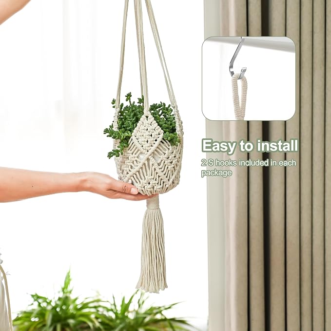 Hanging Planter with Patterns - Image 9
