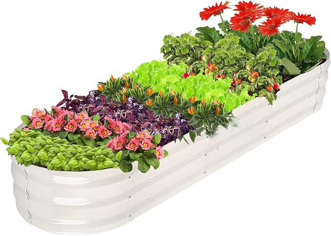 GADI 67-Inch Raised Garden Bed, Metal Planter Box - Image 7