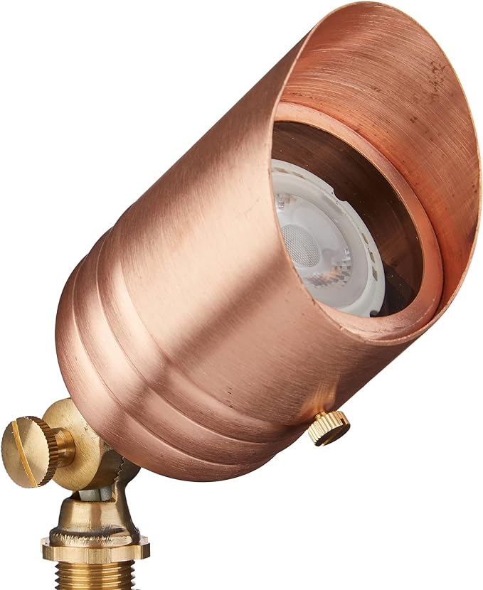 VOLT Fat Boy 12V Solid Copper Outdoor Spotlight by VOLT