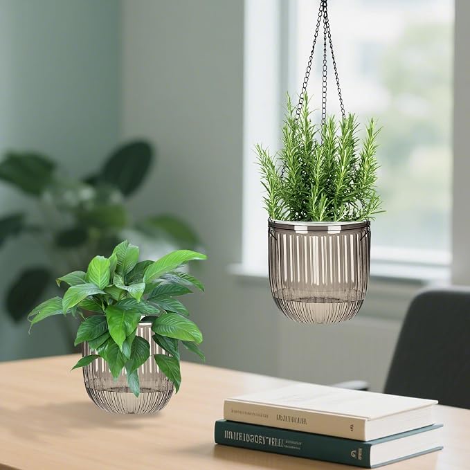 Self Watering Planters for Indoor Plants & Outdoor Plants Hanging Basket for - Image 7