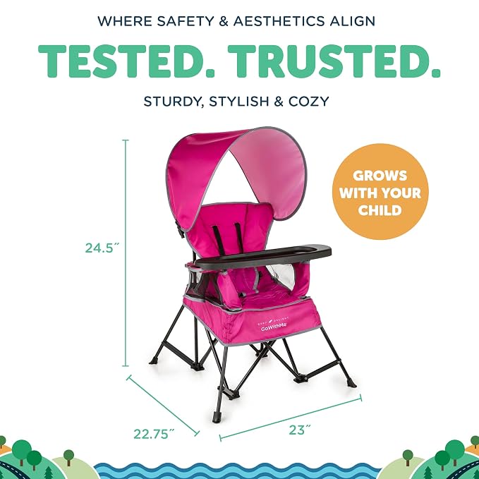 Baby Delight Go with Me Venture Portable Chair | Indoor and Outdoor | Sun - Image 4
