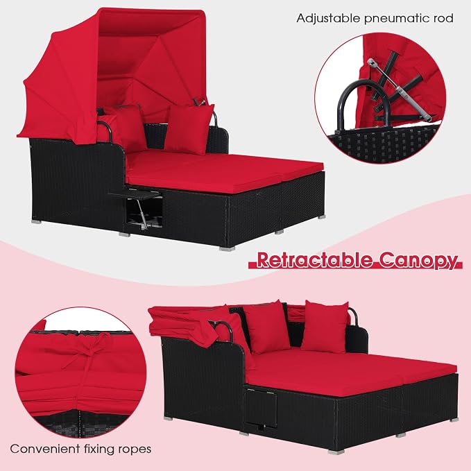 RELAX4LIFE Patio Outdoor Daybed - Image 4