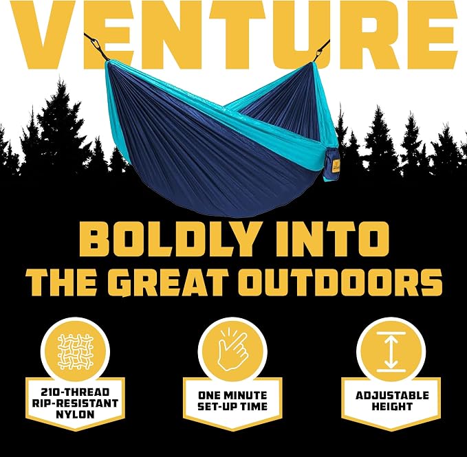 Wise Owl Outfitters Camping Hammock – 500lbs Portable Hammock - Image 3