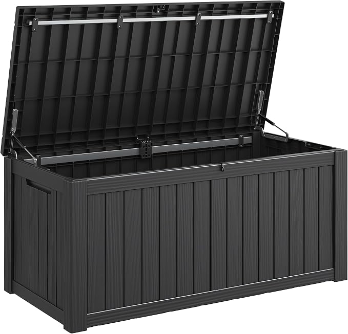 Outdoor Storage Box, Resin Deck Boxes Indoor and outdoor, Waterproof Storage by NBYSGO