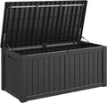 Outdoor Storage Box, Resin Deck Boxes Indoor and outdoor, Waterproof Storage by NBYSGO