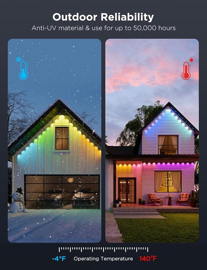 Govee Permanent Outdoor Lights Pro, 100ft - Image 7