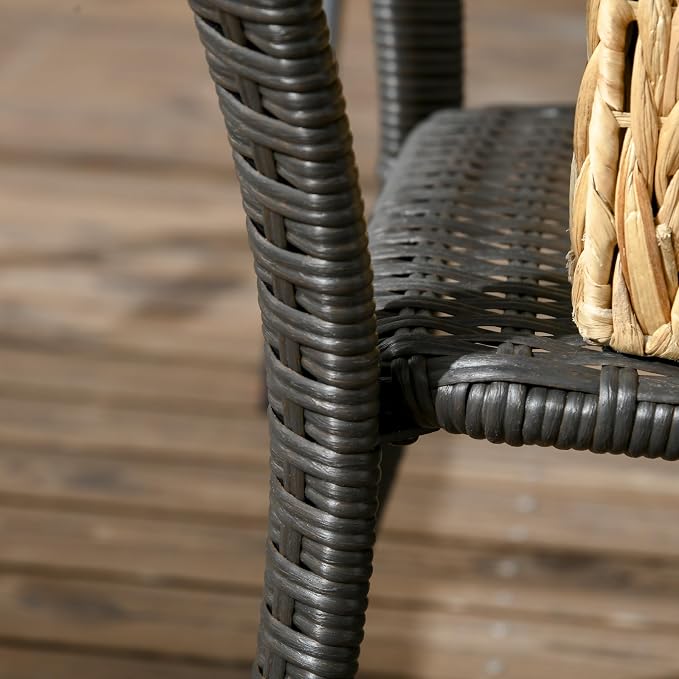 Outsunny PE Rattan Outdoor Coffee Table - Image 7