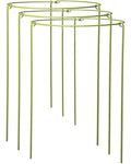 3-Pack Heavy Duty Plant Support Stakes, Metal Plant Ring Cages by Unknown