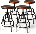 LOKKHAN Vintage Industrial Barstools by LOKKHAN