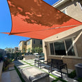 SUNLAX Sun Shade Sail 8' x 10' x 12.8' Terra Red Rectangle Canopy Sail Shade by SUNLAX