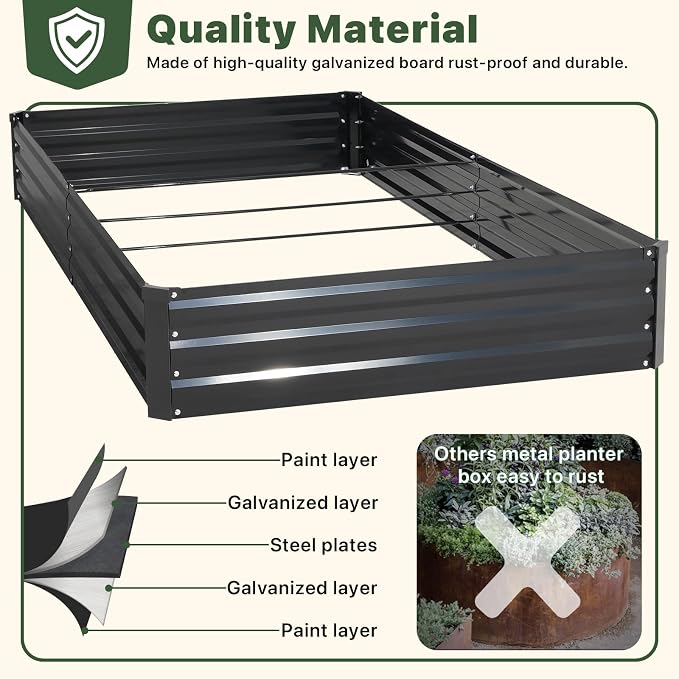 DTIG Galvanized Raised Garden Bed - Image 5