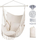 SUNCREAT Hammock Chair Hanging Rope Swing Seat-Max 450lbs Capacity, Extra Large by SUNCREAT