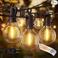Brightown Outdoor String Lights, 200FT 100+2 G40 Bulbs Shatterproof Patio Lights by Brightown