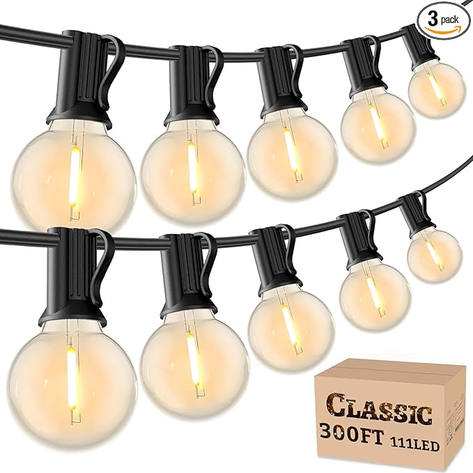 RTTY Classic 300FT Modular Professional Outdoor String Lights System by RTTY