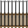 AILBTON 8 Pack 5Ft String Light Poles, Light Poles by AILBTON