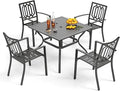 PHI VILLA 5 Pieces Outdoor Dining Set by PHIVILLAThepioneerofcomfortablehouseholdsupplies