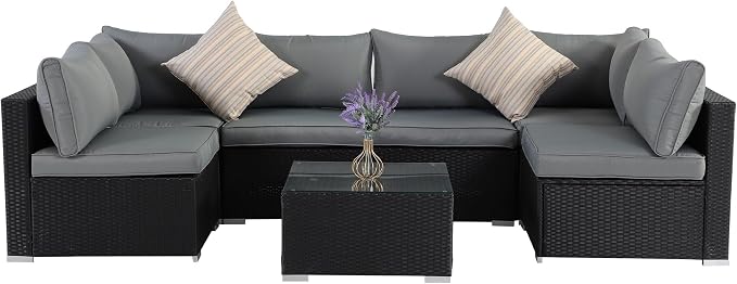 7 Pieces Patio Furniture Set - Image 8