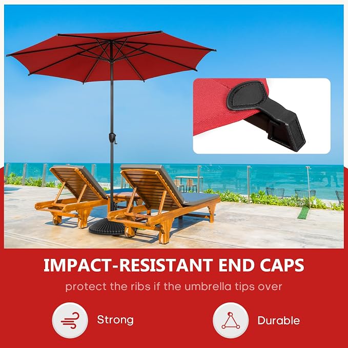 Abba Patio 11FT Lyon Outdoor Patio Umbrella Outdoor Table Umbrella - Image 4