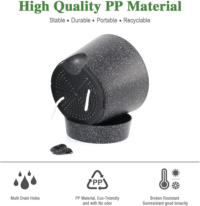 Self Watering Pots for Indoor Plants, 12 inch Planters - Image 6
